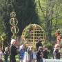 Donzdorf, Prozession am Palmsonntag im Schlosspark