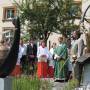 Donzdorf, Europa-Platz, Einweihung der Skulpturen von Gerhart Kraner, 01.07.2010